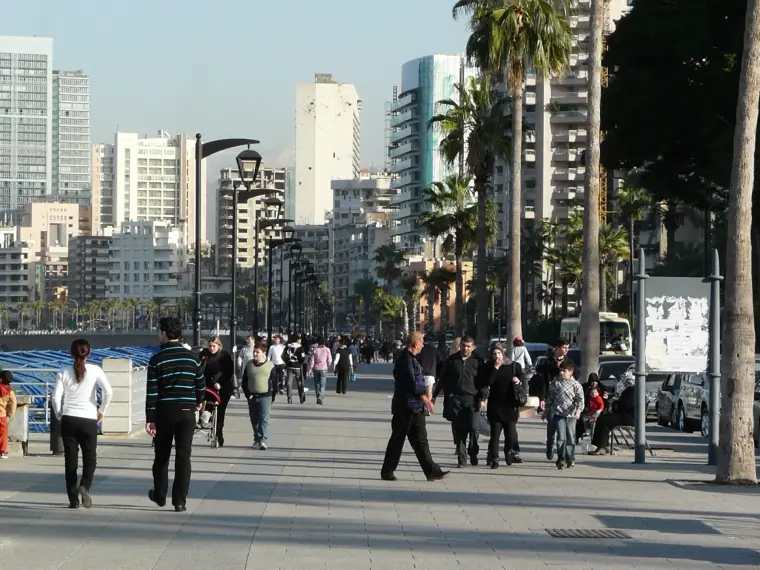 Cadenas d’amour à Beyrouth — Corniche de Beyrouth