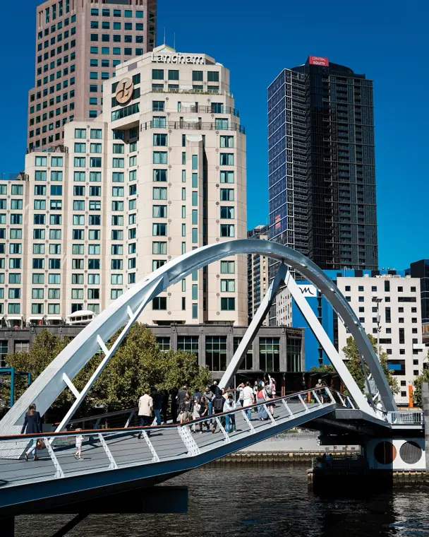 Cadenas d’amour à Melbourne — Passerelle Evan Walker