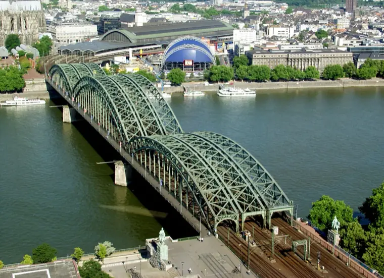 Cadenas d’amour à Cologne — Pont Hohenzollern